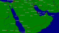 Saudi-Arabien Städte + Grenzen 1920x1080